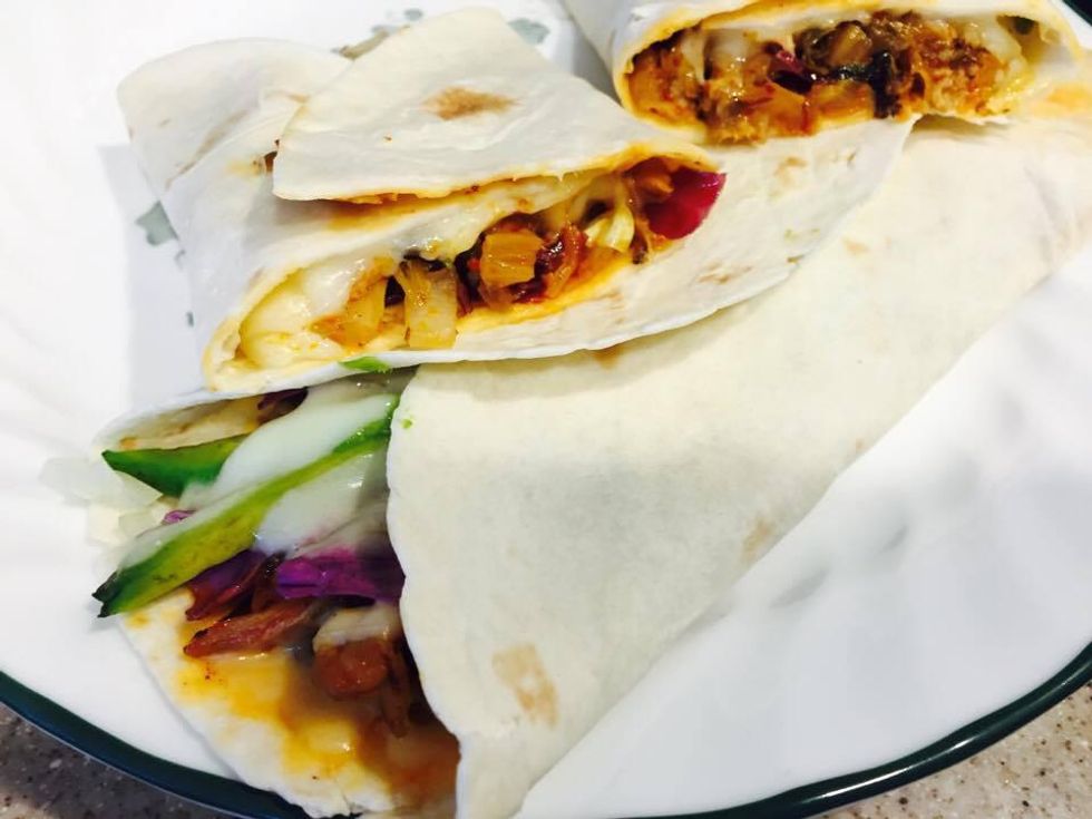 How to make korean fusion wraps B+C Guides