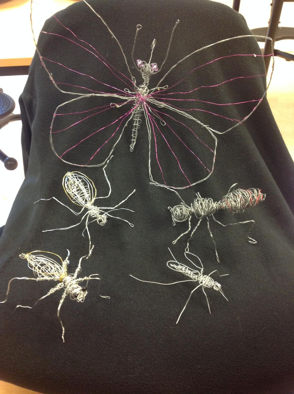 How to make a insect in wire B+C Guides