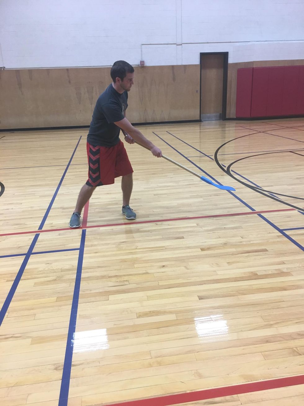 How to slap shot in hockey B+C Guides