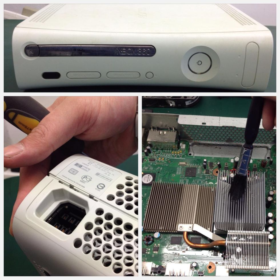 How to disassemble an xbox 360 for cleaning B+C Guides