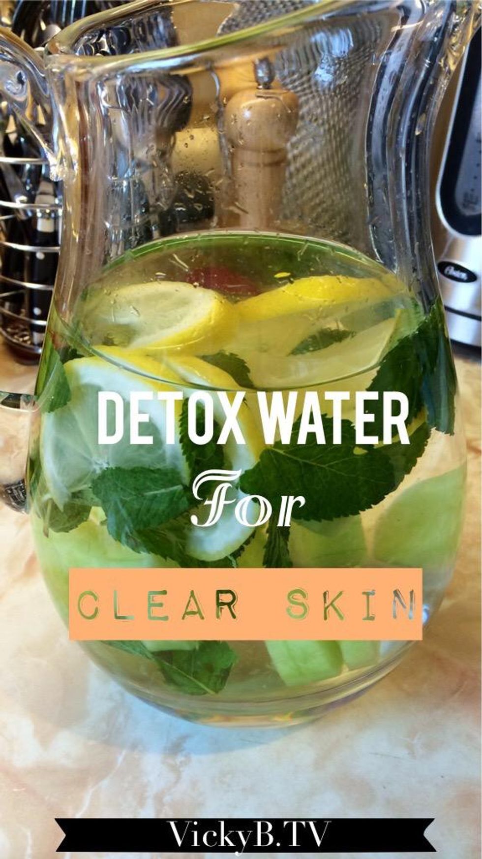 How To Make Detox Water Recipe For Clear Skin B C Guides