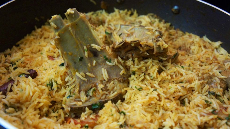 How to cook kabsa laham with arabic rice B+C Guides