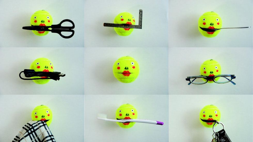 How to make a tennis ball hook B+C Guides