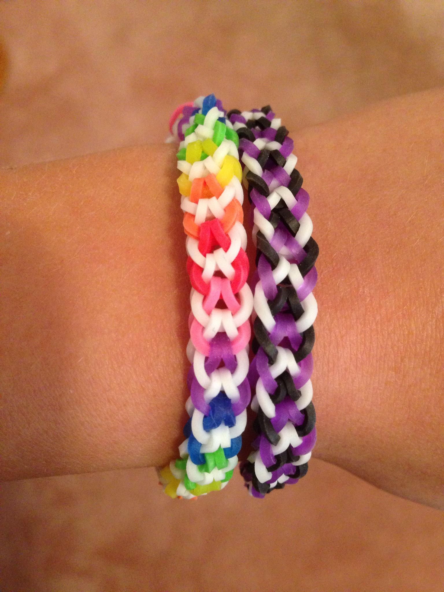 How To Make An Inverted Fishtail Rainbow Loom - B+C Guides