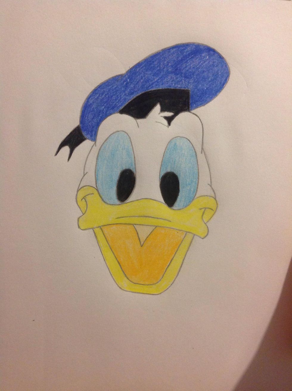 How to draw donald duck B+C Guides
