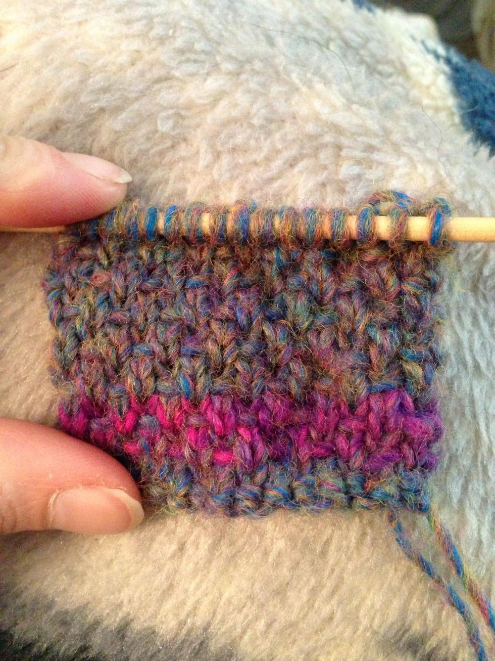 How to knit the half linen stitch B+C Guides