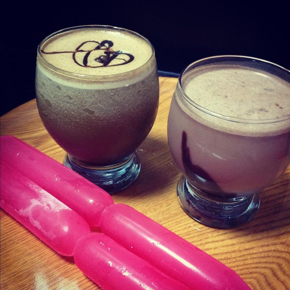 How to make mars mocca and strawberry milkshake B+C Guides