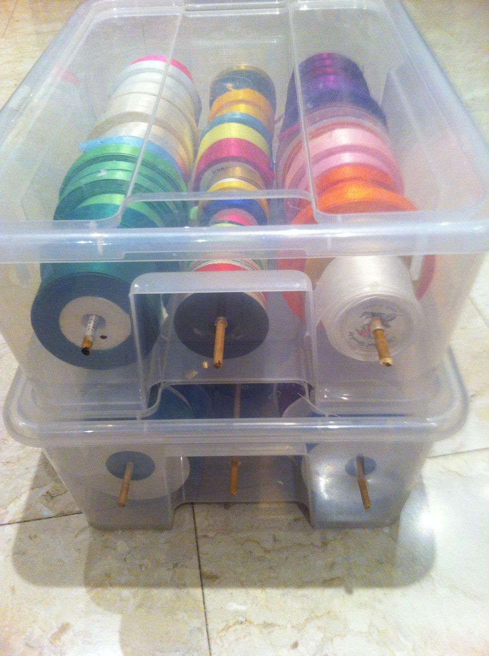 How to organize ribbon box - B+C Guides