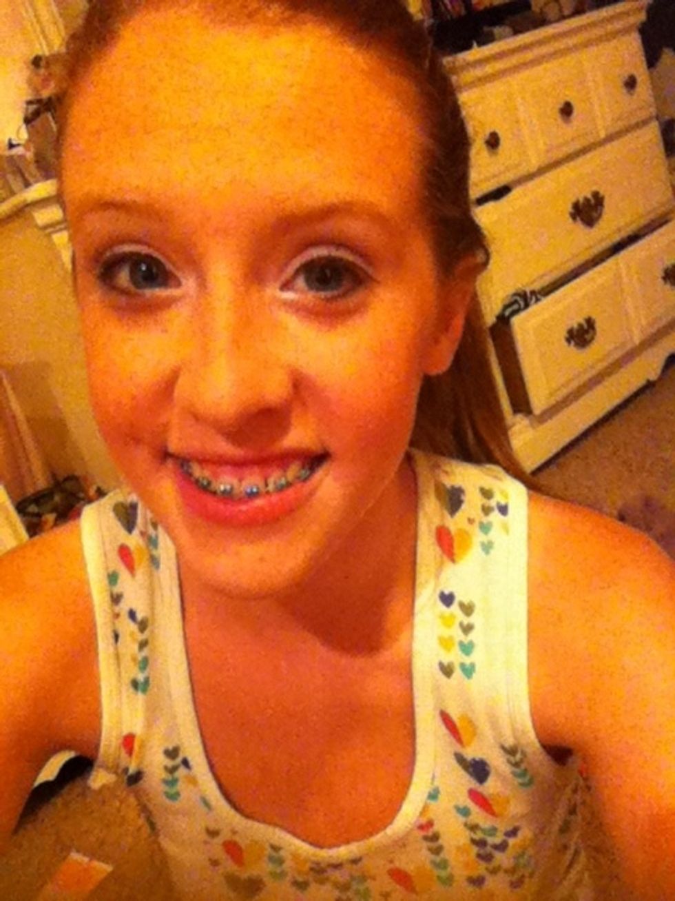 Eye look with eyeliner on.