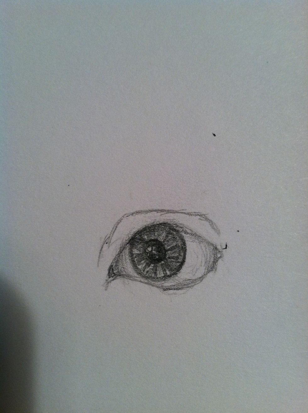 Eyelids are unique, not only to the individual, but to the position of the eyeball. Imagine a marble beneath fabric. As the marble moves, the shading of the fabric changes. It's the same with the eye.