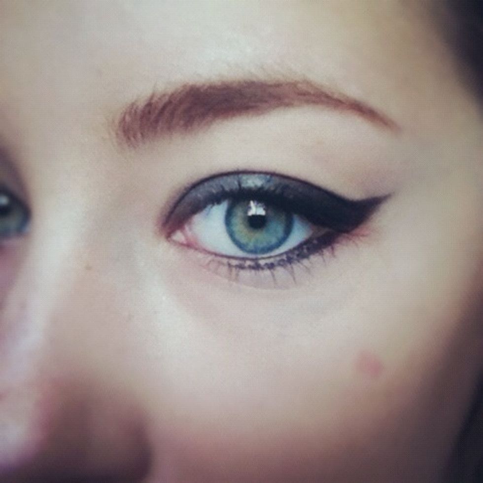 Eyes should look something like this