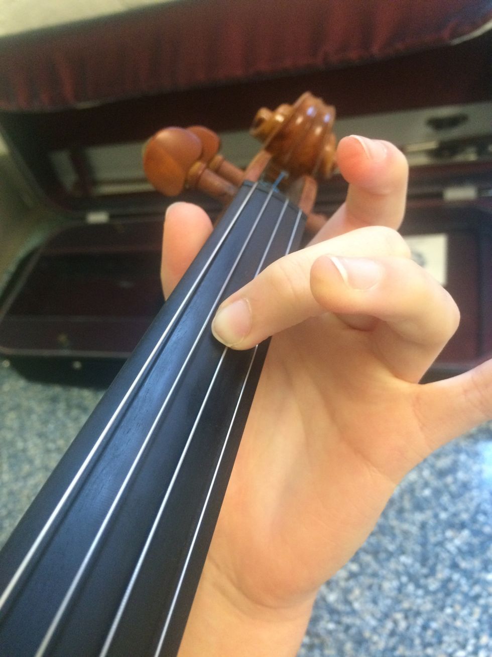F# or second finger twice.