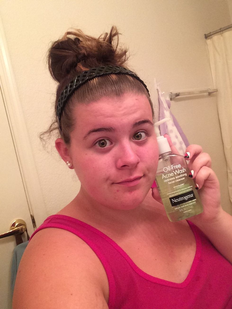 Face is washed and moisterized!!!