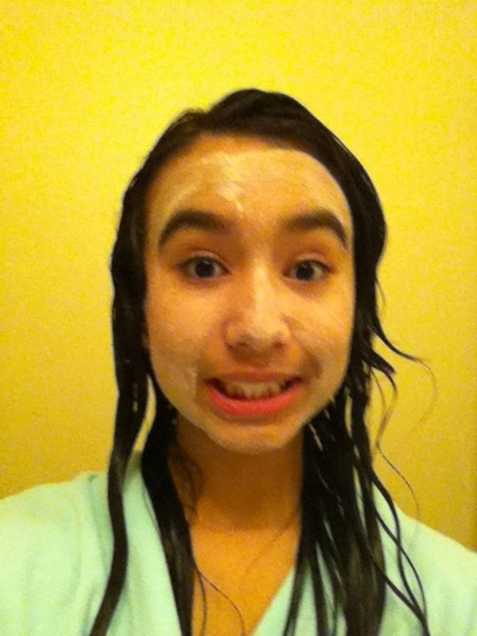 Face scrub!!! Rub rub rub!