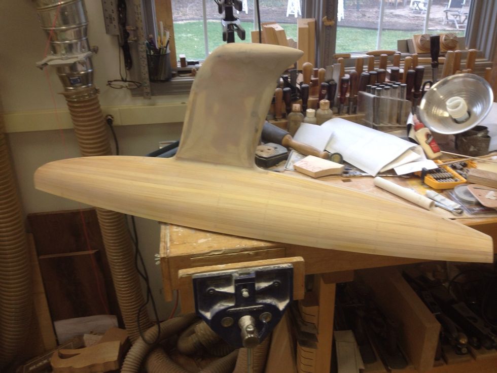 Fair the hull but don't spend a lot of time on it right now.