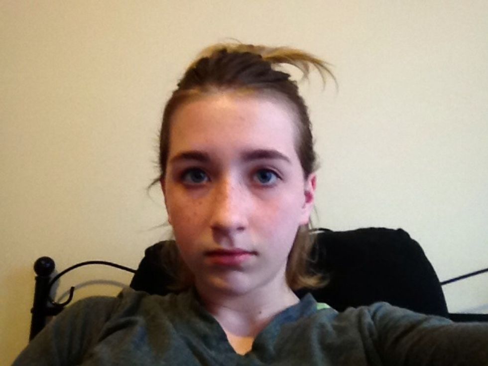 Fan it out and hair spray it