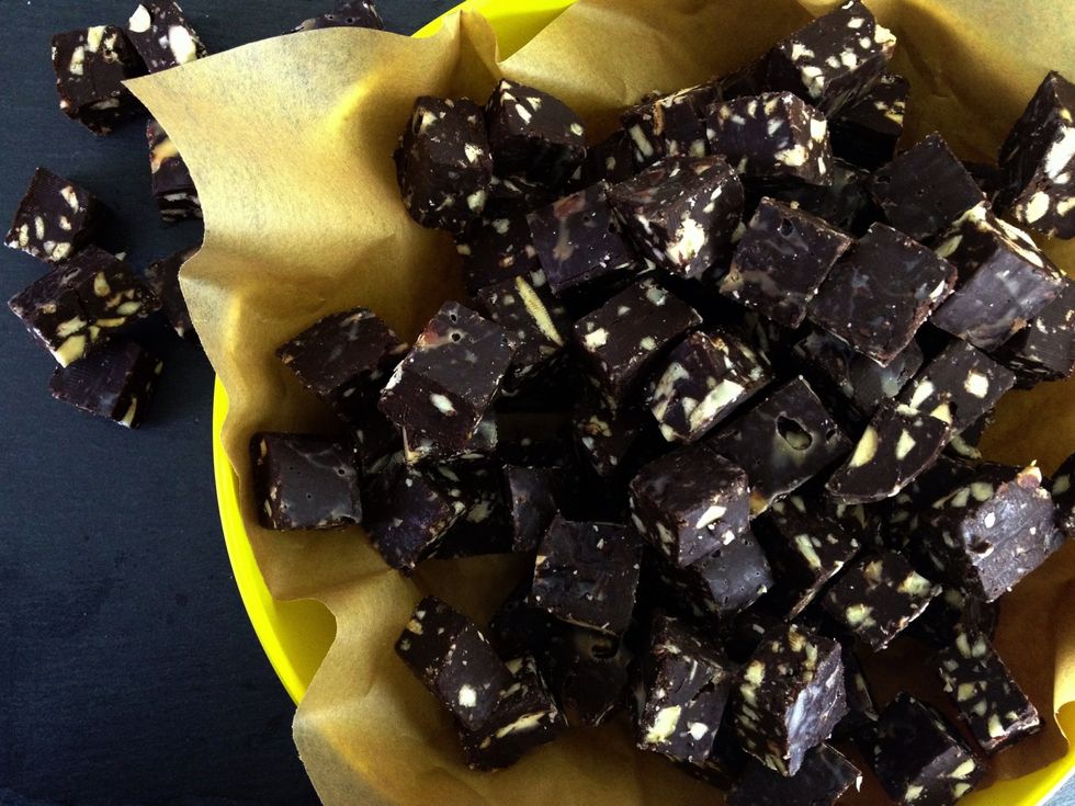 Fancy serving plate not essential. Or is it?