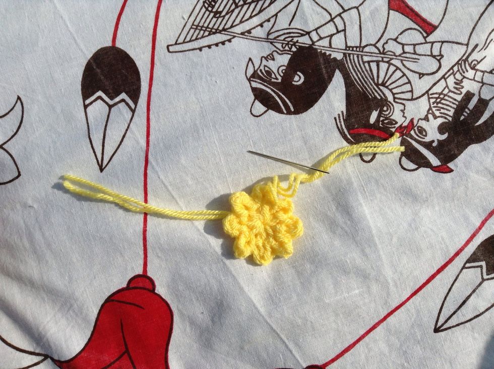 Fasten off and weave in the ends with a yarn needle.