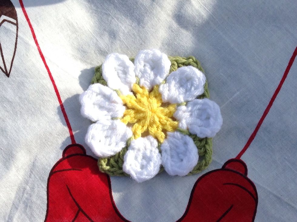 Fasten off and weave in the ends.