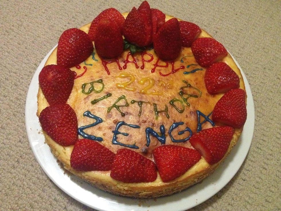 Feeel free to give some strawberries \ud83c\udf53\ud83c\udf53 (ps: as you can see, I made this for my friend birthday)