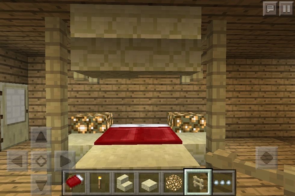 Fence and other blocks can make a bed look a lot different