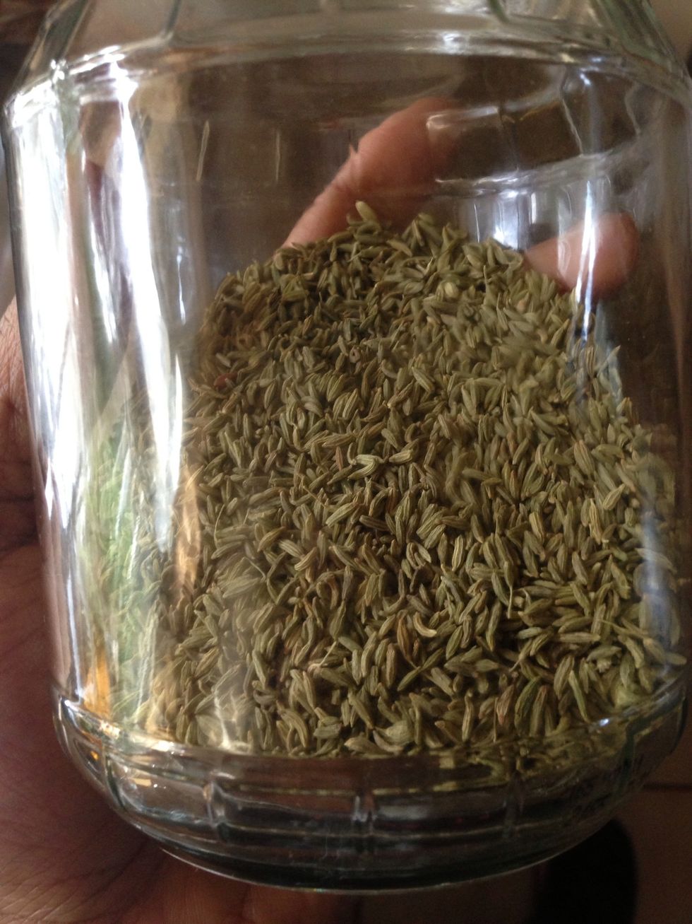 Fennel seeds These are an awesome way to impart complex flavor, inhibit the growth of the wrong types of bacteria, and support/improve digestion. We go through a HUUUGE amount of it in our cooking!