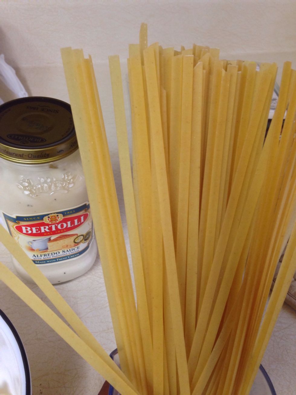 Fettuccine & Alfredo Sauce