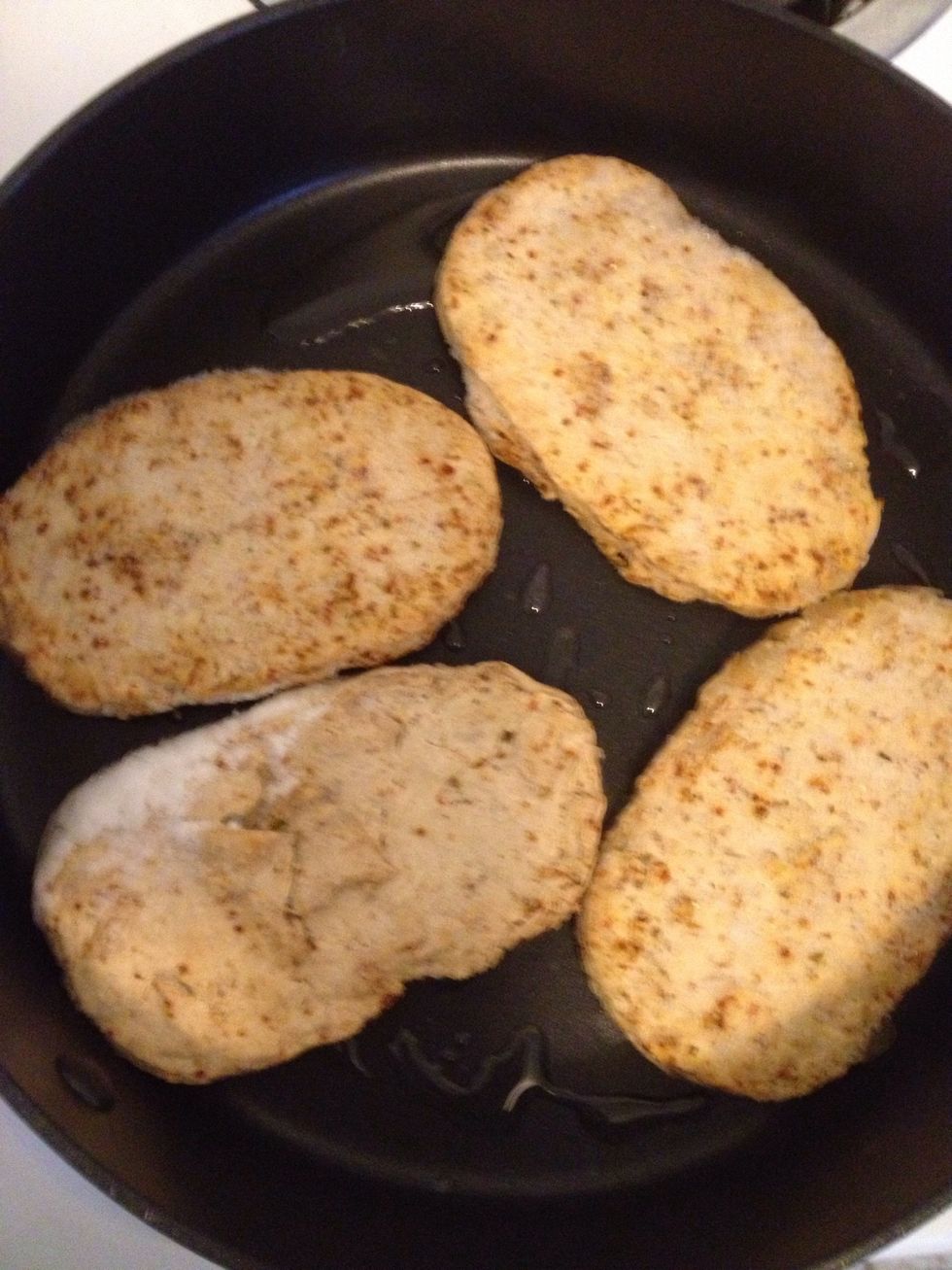 Few minutes on each side.