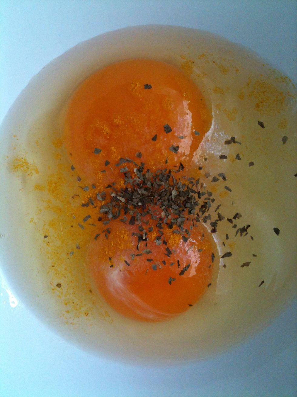 Few pinches of basil