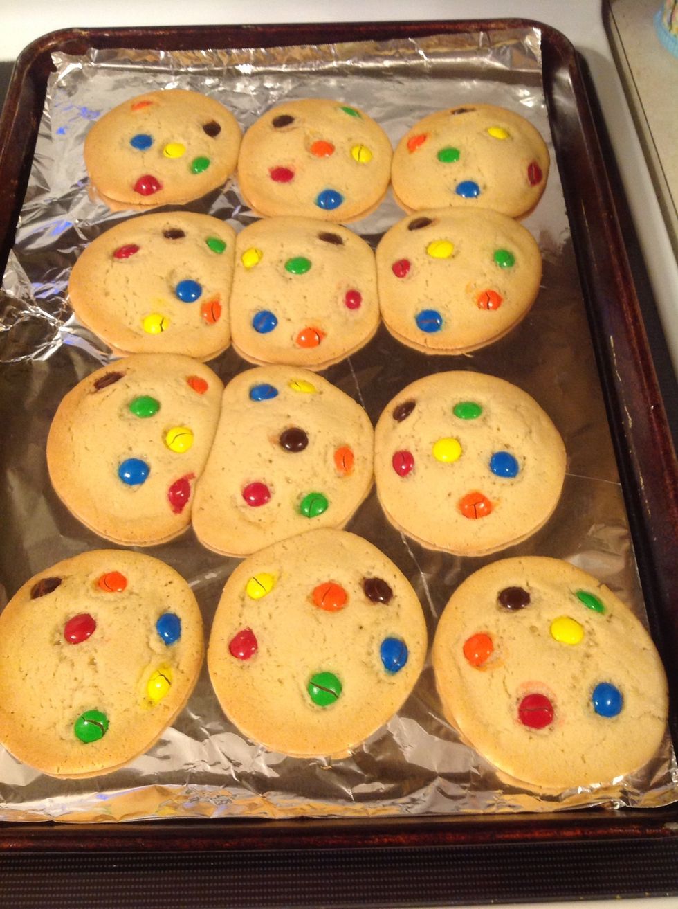 Fifteen: When ready to be taken out, let them sit for 10 minutes to cool down.