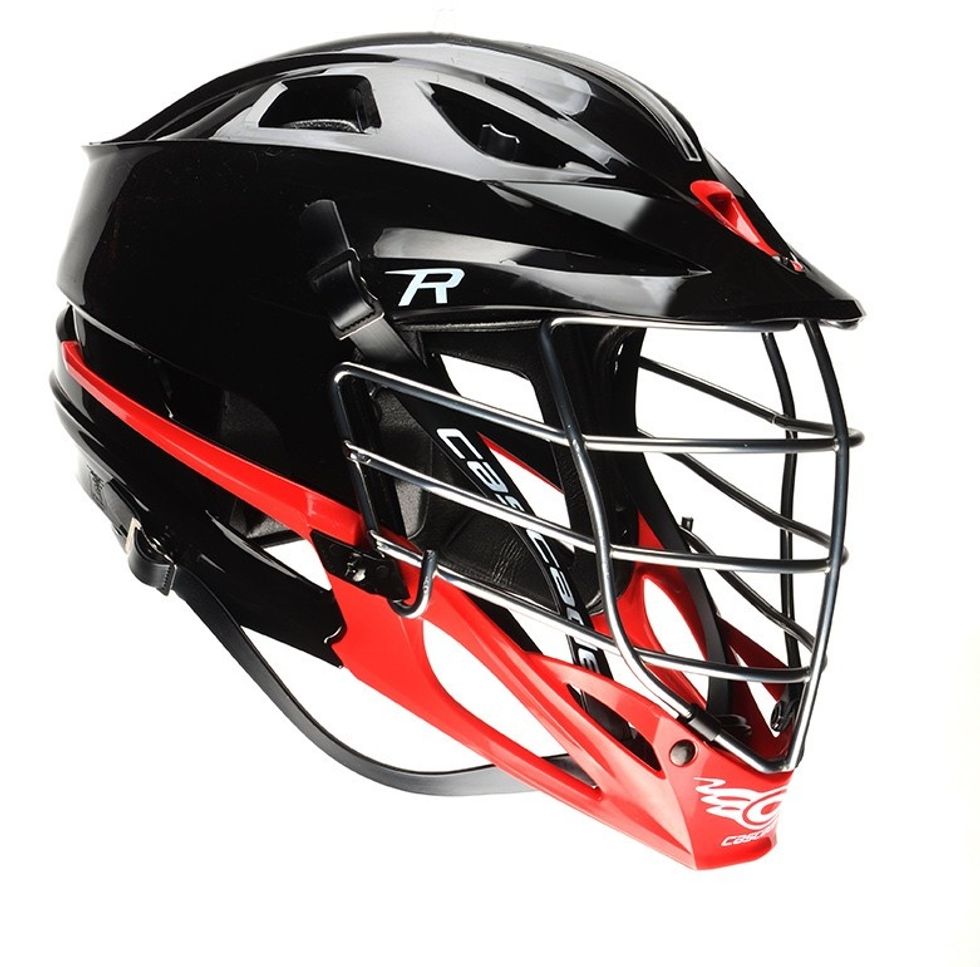 Fifth you put on your helmet.