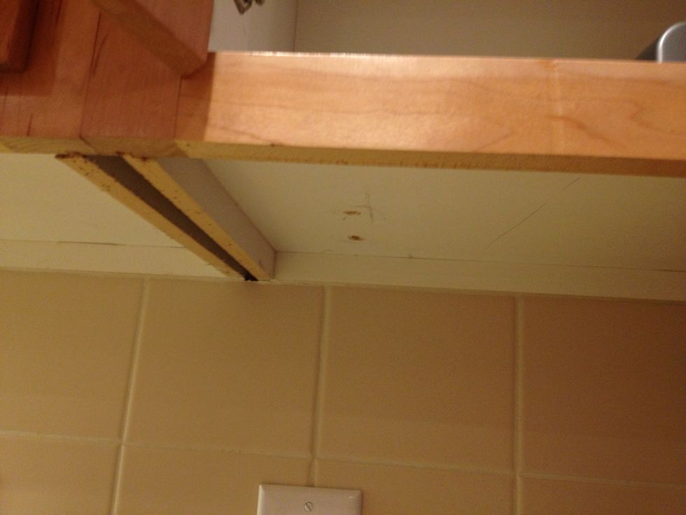 Figure out where you want to mount the Sonos. Remember that the mounting thread is offset. Mark the position of the bracket and drill the mounting holes all the way through the cabinet.