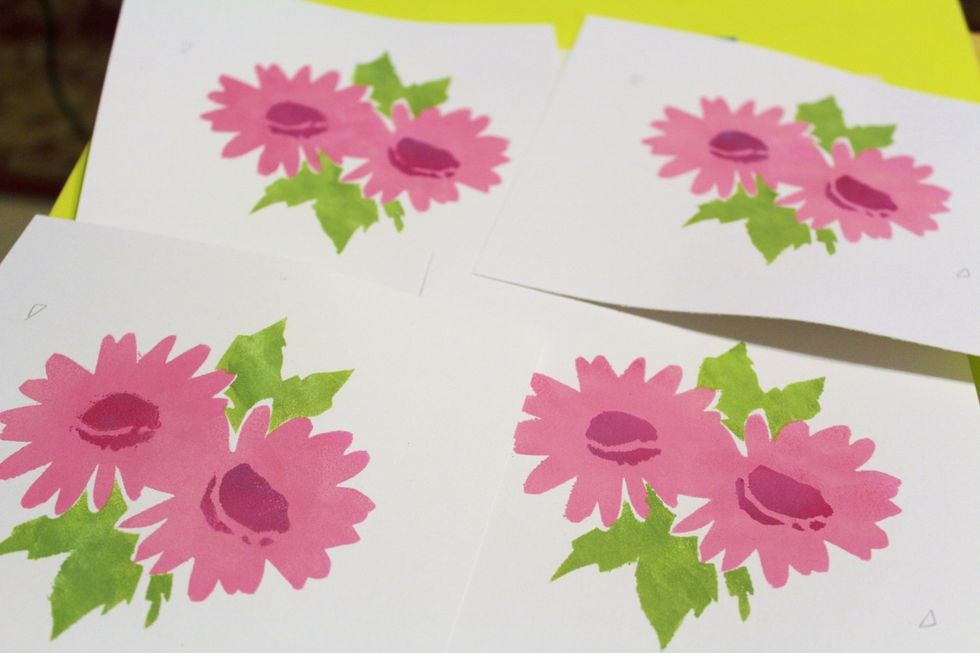 fiinished flower sheets...