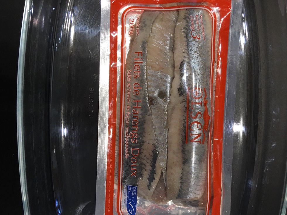 Filets de harengs. Smoked Harring filets