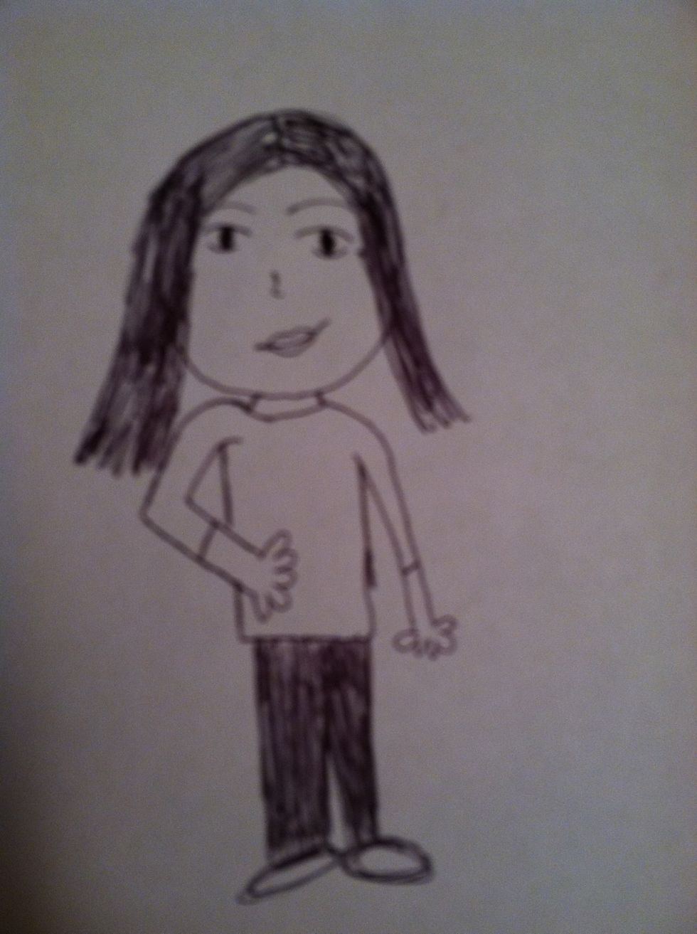 Fill in anything you need to, or add lips, or any other specific details you need.