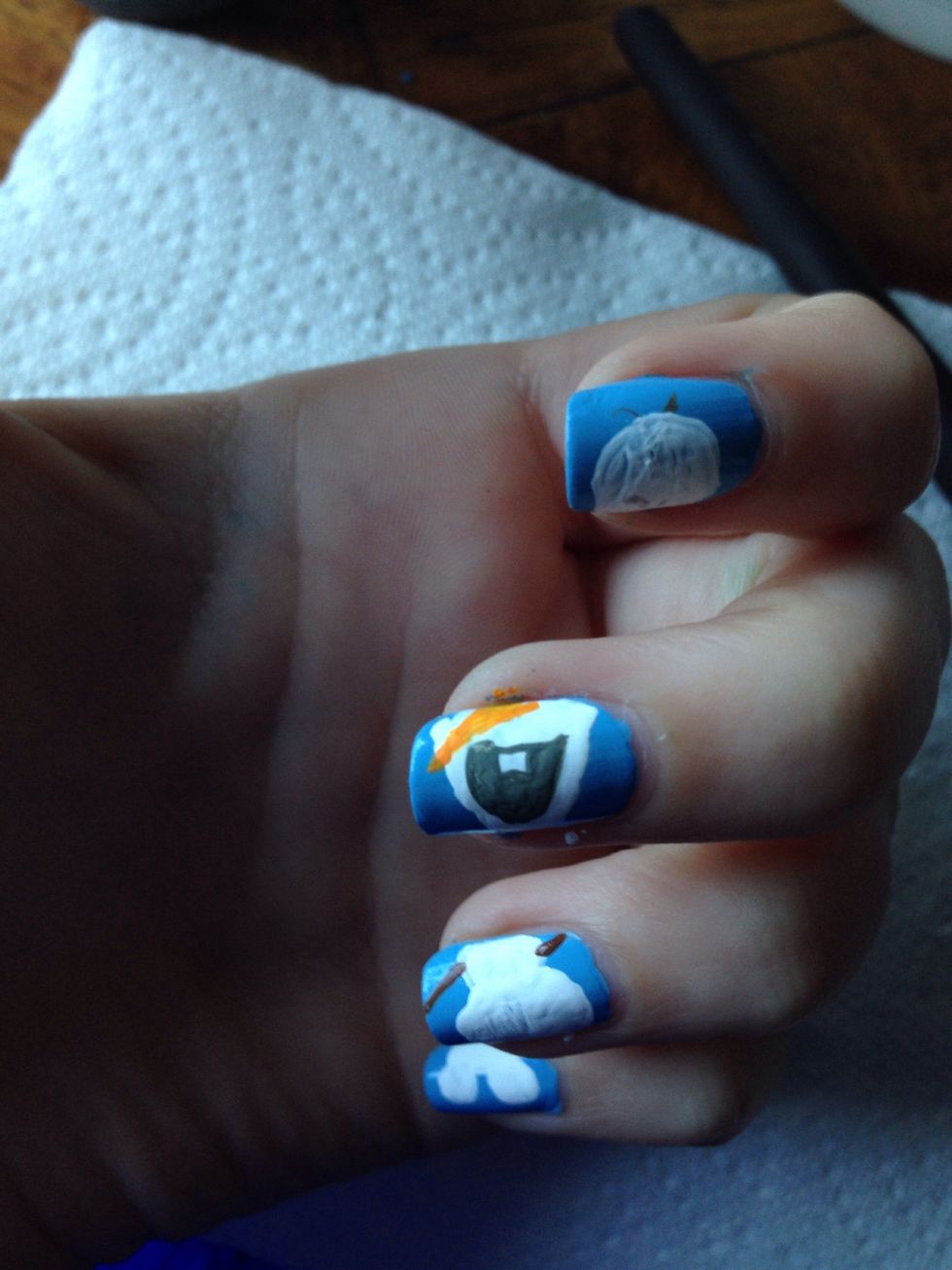 Fill in everything but the tooth