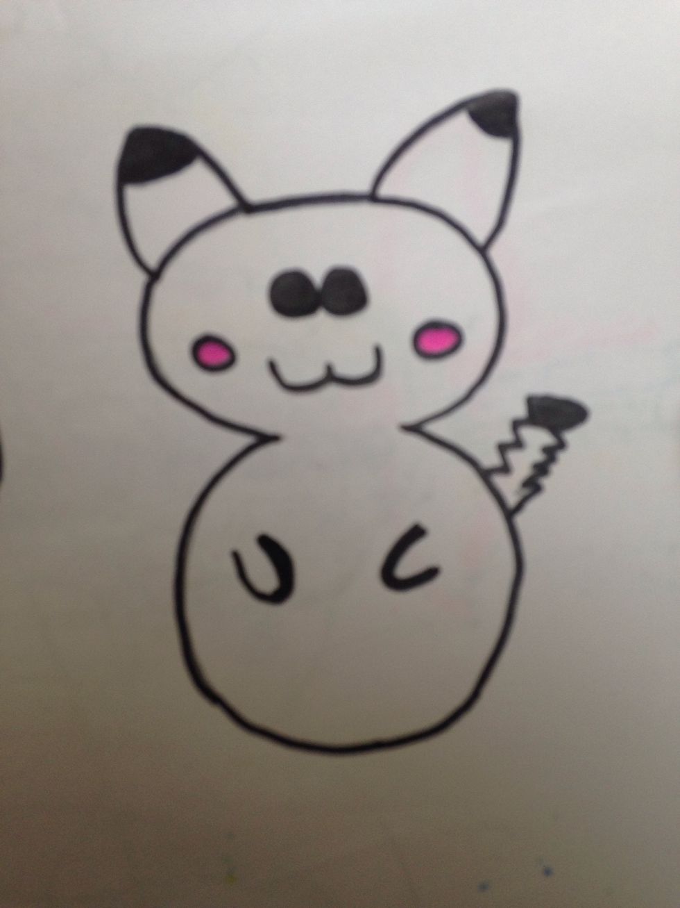 Fill in pikachu's checks