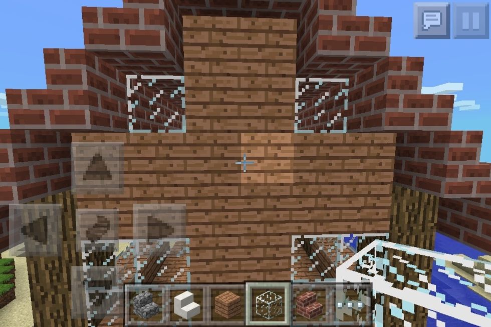Fill in the gaps in the walls like this\u2026 or however you want!