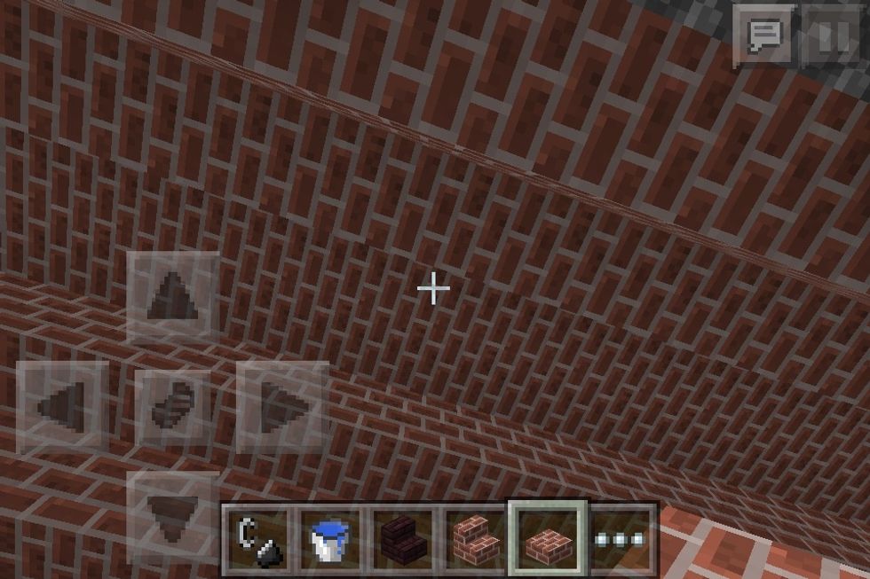 Fill in the roof gaps.