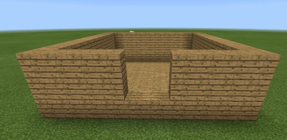 Fill in the two holes on the very bottom.