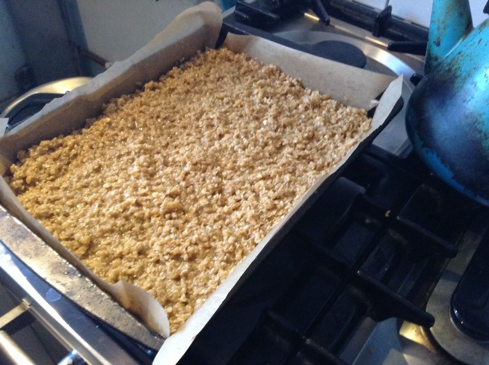 Fill it into all the corners as well!