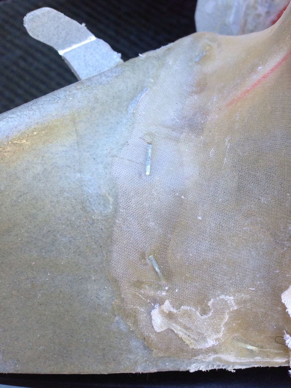 Fill over staples also