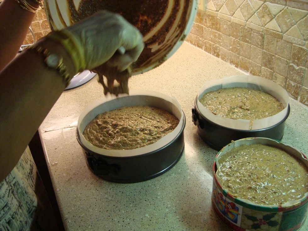 Fill pan(s) 3/4 of the way up.