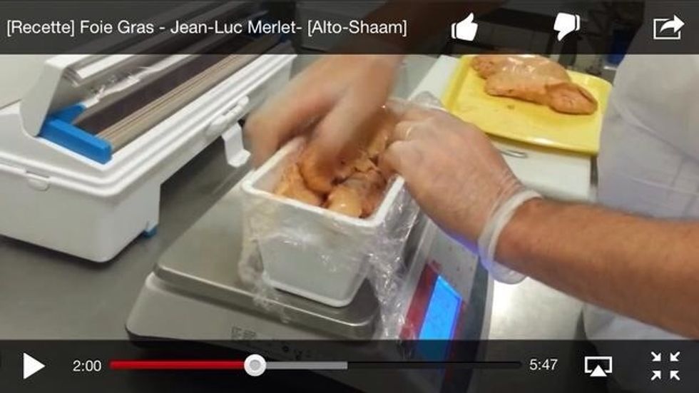 Fill terrine to the top.