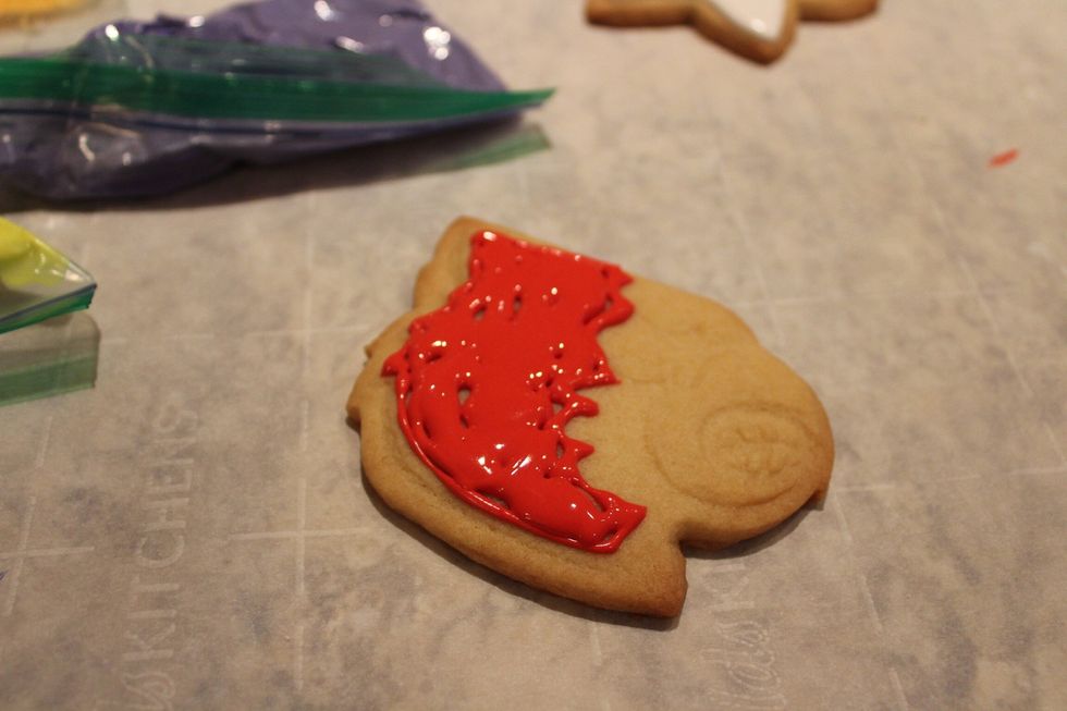 Fill that area in with icing