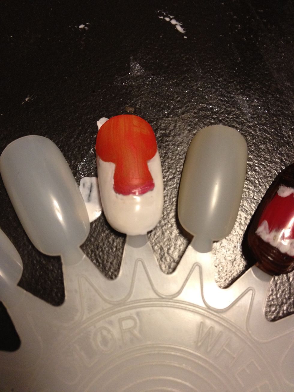 Fill the other area in white