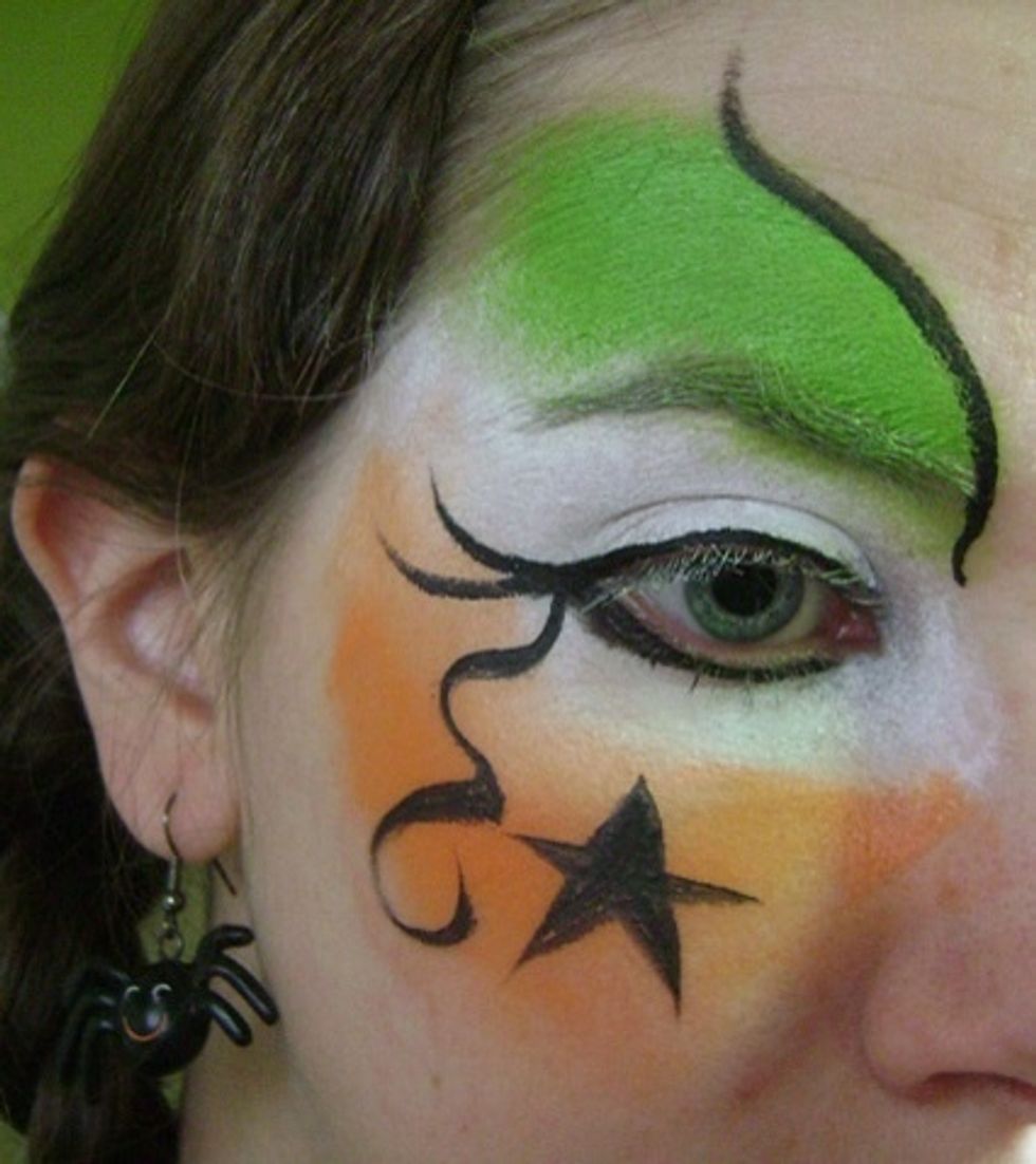 Fill the stars in on both sides.