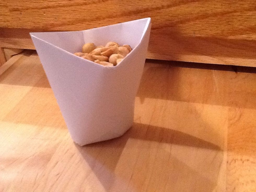 Fill with snacks and enjoy!