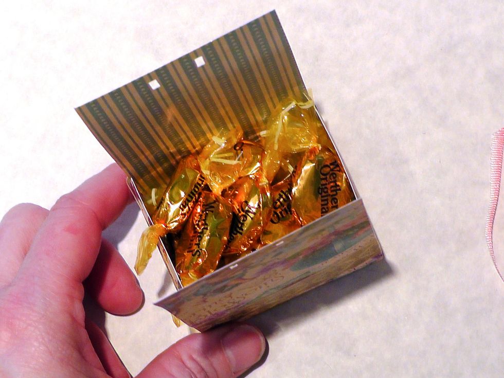 Fill with yummies! Or even a cute scented candle as a gift would look super cute!