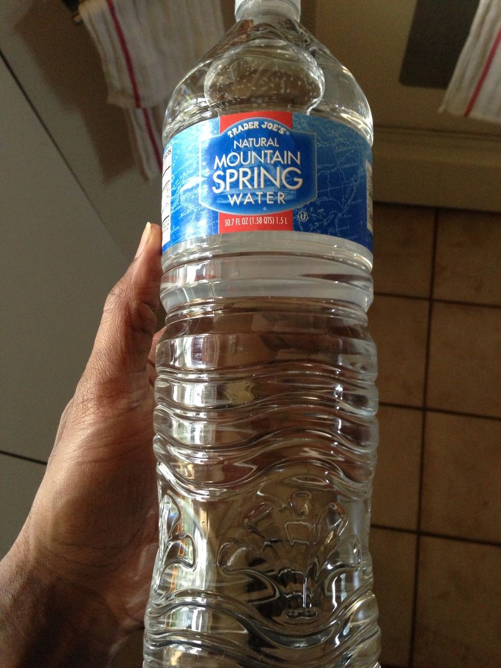 Fill your blender just above the 2/3 mark, or more or less depending on how thick or thin you want your porridge to be.